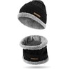 normani Kebili Children's Winter Scarf and Hat Set with Fur