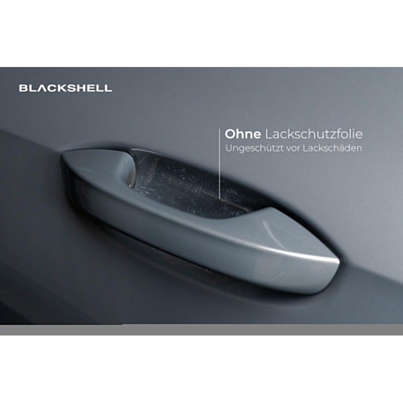 Blackshell® Paint Protection Film for Car Door Recesses / Handle