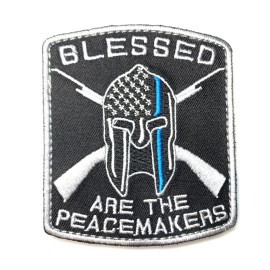 PakeDDeals Thin Blue Line Blessed Are The Peacemakers Patch From TEXAS