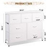 WLIVE WLIVE Dresser with 7 Drawers, Dressers for Bedroom, Fabric