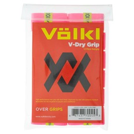 Volkl V-Dry Grip | Overgrip | High Performance Tennis Grip (Pink, 12 Pack)