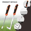 Grout Scraper Weeder 2-Piece Garden Hand Weeder with Handle, Manual