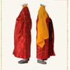 Zzooi Chinese Style Monk's Gown Cassock Monk Robe for Conduct