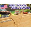 Straga Texas Bull BBQ Cutting Board – 17"x12" XL Bamboo