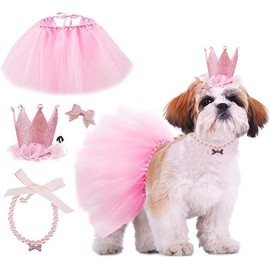Dog Birthday Party Supplies Dog Birthday Outfit Pink Tutu