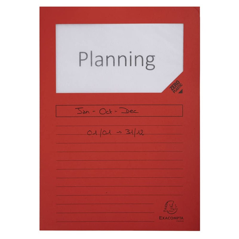 Exacompta - Ref 50000E - Forever Collection - Window Folders