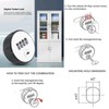 Digital Zinc Alloy Code Combination Cam Cabinet Lock with Key