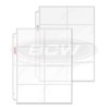 BCW Vinyl 8-Pocket Pages | Holds Eight 2 ⅝" x