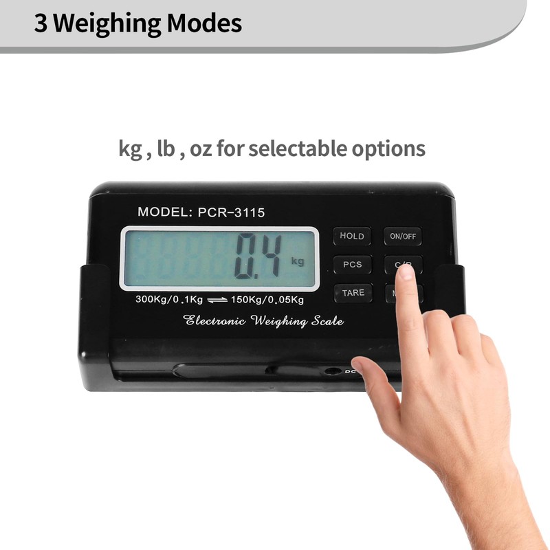 Carivia Digital Livestock Scale 660Lbs x 0.2Lbs,21'' x 17'' Veterinary