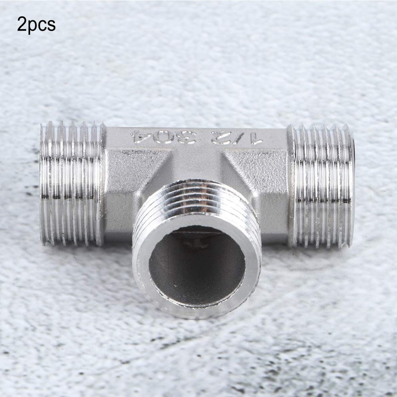 1/2 Inch Tee Pipe Fitting, Pipe Threaded Pipe Nipples Stainless