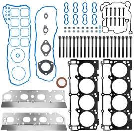 VANJINJ Cylinder Head Gasket Set with Bolts Compatible with Dodge Challenger Charger Durango, Chrysler 300 Aspen Ram 1500 2500 3500 Grand Cherokee 5.7 V8 Replacement for ES72200 HS26423PT TCS46169