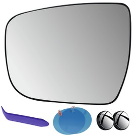 EAP Driver Side Mirror Glass Compatible with Nissan Rogue 2014-2020, Murano 2015-2024, Pathfinder 2016-2020, Heated 963664BA1A 963665HA3A 963664BA0A 963665HA0A NI1324119 NI1324120