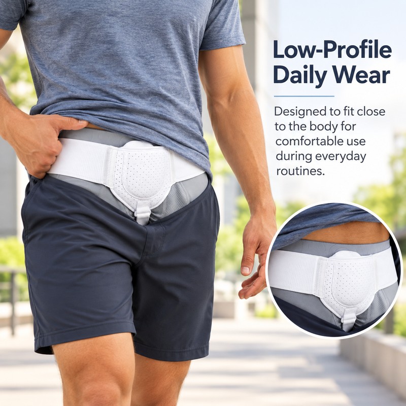 Breathable Inguinal Support Belt for Waist Wear – Adjustable Non-Woven