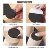 MroMax 60mm Diameter Round Self Stick Anti-scratch Felt Pads Furniture