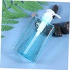 BIUDECO 2pcs Petg Pump Bottles for Essential Oils Portable Refillable