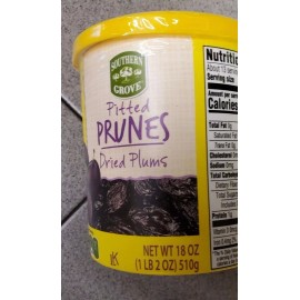Southern Grove 2 PACK PITTED PRUNES/DRIED PLUMS 18 OZ EACH