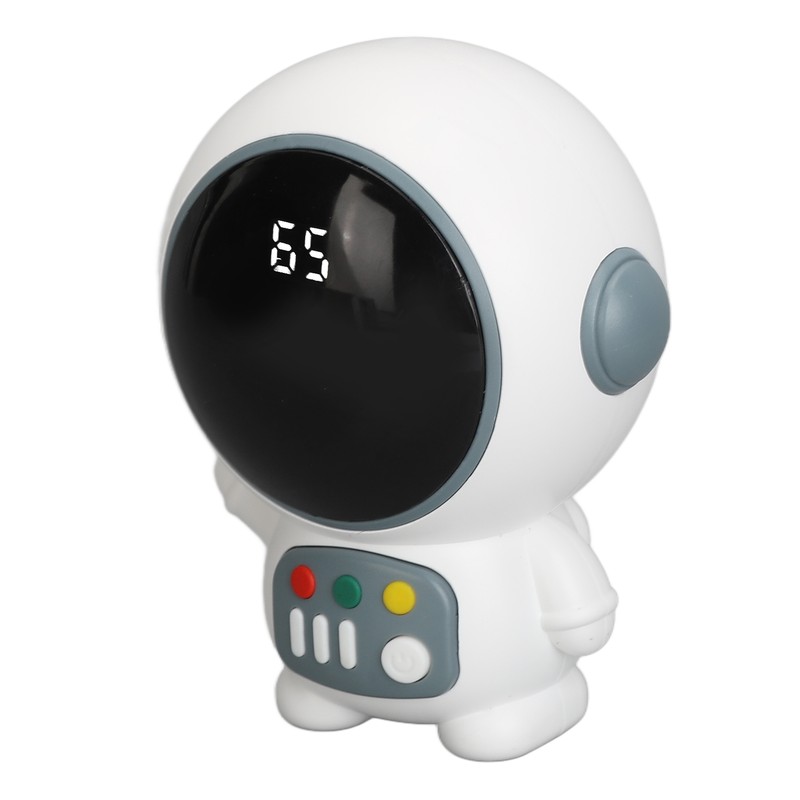Astronaut Shaped Cute Hand Warmer Digital Display USB Rechargeable 2