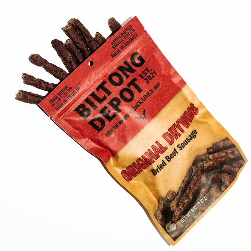 Biltong Depot Original Drywors - 8oz | Air-Dried Beef Snack