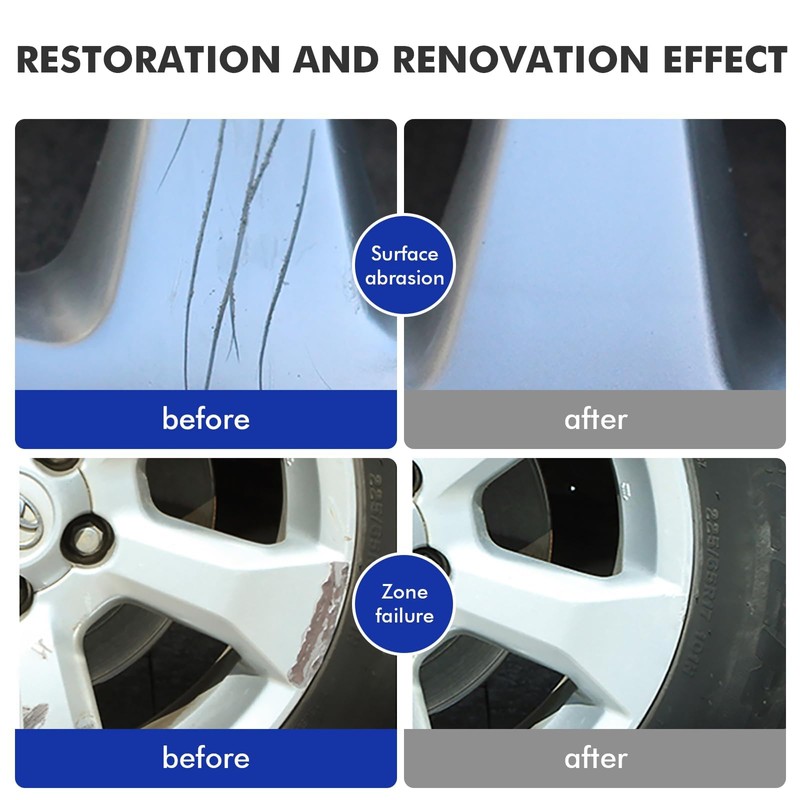 Xtryfun Titanium Gray Rim Touch Up Paint, Automotive Touch Up