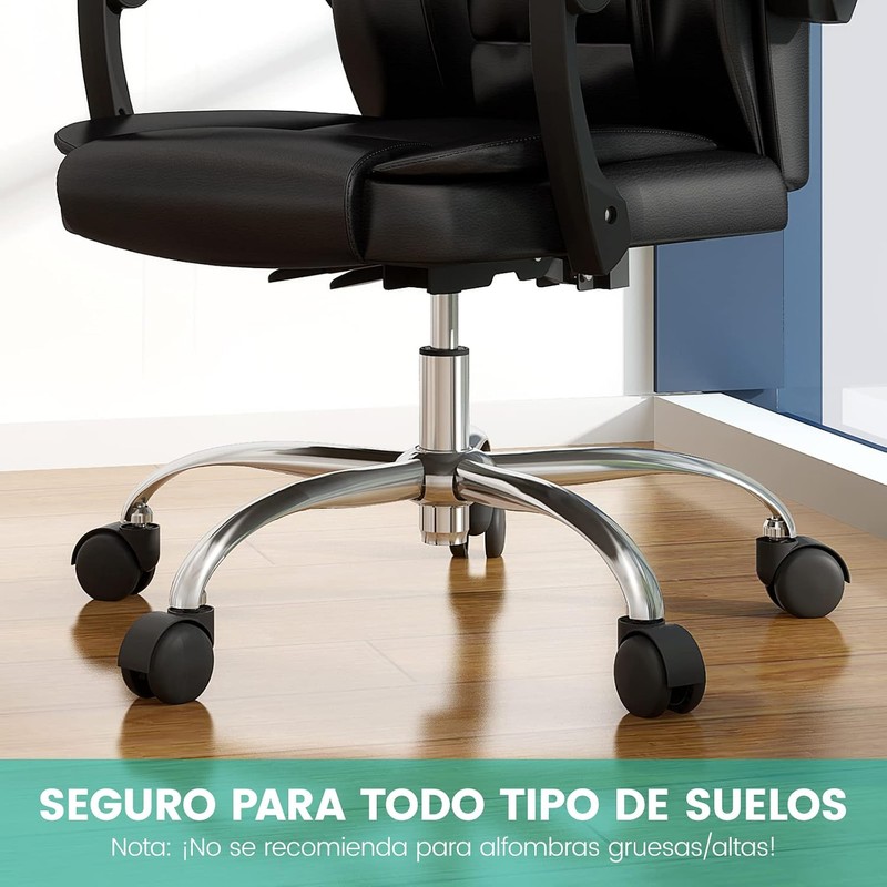 5 Piezas Ruedas para Sillas de Oficina, Boja Llantas para