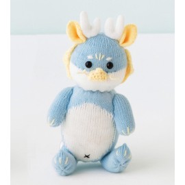 Handprops Newborn Photography Props Handmade Crochet Dragon Doll,Cute Crochet Knitted Photography Props for Baby,Newborn Photography Accessories for Posing (Dragon Doll,Blue)