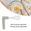 Electric Egg Beater 800mah Rechargeable Cordless Hand Blender Efficient Handheld