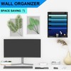 GDINDINFAN Wall File Organizer Holder Mesh Hanging Paper Document Holder,Vertical