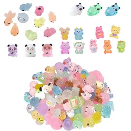FYKZQWDS 50Pcs Resin Animals Mini Resin Animals Mini Figures Mini Animals Animal Figures for Craft Decoration Mini Garden Toy House Decoration Dollhouse Landscape Decoration Aquarium Accessories