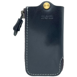 [Zen] Key Case, Car, Card Case, Men's, Women's, Leather, Cowhide Leather, Black