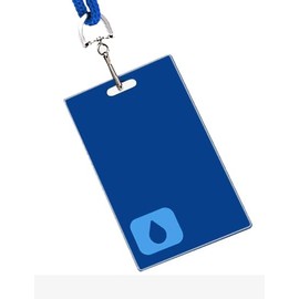 Severance TV Show Keycard ID Badge Blue PVC Card Lanyard