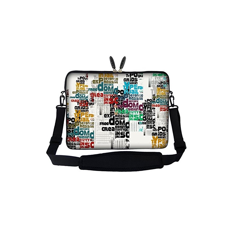Meffort Inc 17 17.3 inch Neoprene Laptop Sleeve Bag Carrying