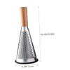 NOLITOY Vertical Stainless Steel Cheese Grater Cone Shaped Grating Tool