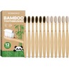 Komoko Cepillos de Dientes de Bambú Biodegradables 12 Unidades