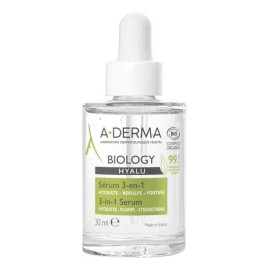 A-Derma Biology Hyalu sérum 3-en-1 30 ml, hidrata, rellena y calma piel sensible