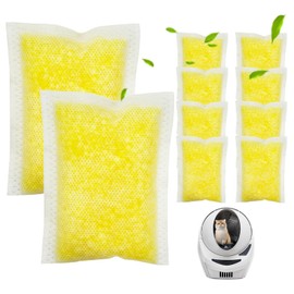 10 Packs Cat Litter Deodorizer Compatible with Whisker Odor Trap Pack Refills, Litter Robot 4 Filter, Cat Litter Odor Eliminator for Litter Robot Accessories, Cat Box Deodorizer for Litter Robot 3