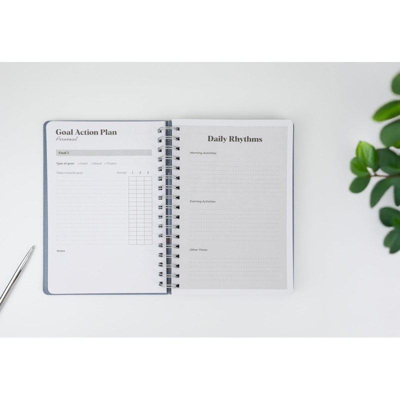 ADHD Daily Planner – 12-Week Undated 6x9 Productivity Planner with