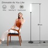 Nukanu Floor Lamp with Remote Control,Bright Floor Lamps for Living