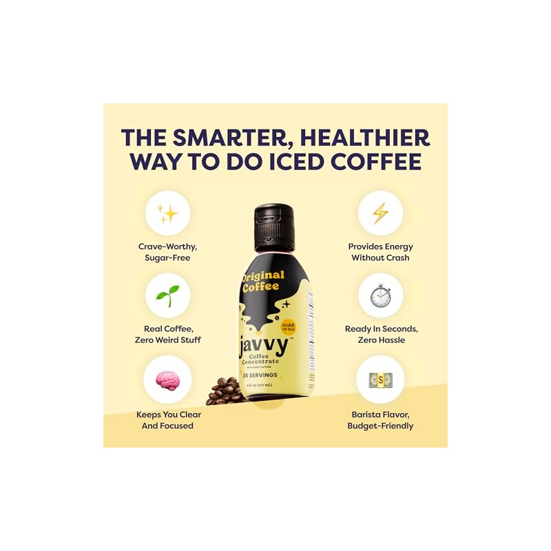 Javy Coffee Concentrate Bundle, Original + Caramel, Hot & Cold