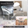 SALUDABLE Crystal Diamond Paperweight Jewelry Clear Figurine with Base (80mm)