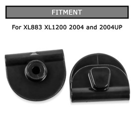 PSLER Battery Cover Clip for XL883 XL1200 2004 UP Sportster Accessories Side Battery Cover Fasten Clips and Screw for XL883 XL1200 2004 and 2004UP 4 Pieces