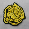 ZEGIN The Roaring Golden Tiger Embroidered Badge Patch Iron or