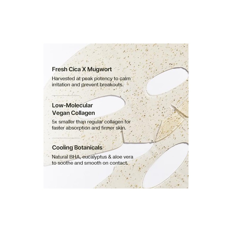 NATURAL DERMA PROJECT Mascarilla De Hidrogel Refrescante Ndp Collagen Cica