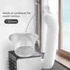 Exhaust Hose Adapter with Protective Net, Window Adaptor Window Nozzle