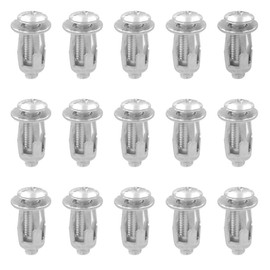 winova Petal Nuts Expanding Rivet Nuts Carbon Steel Zinc Plated Rust Corrosion Resistant Metal Fixing Nuts for DIY Construction Furniture Set of 15 (M4 x 25mm)