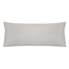Biberna 0077144 Pillowcase Fine Jersey, Combed Cotton, Super Soft, 2 x 40 x 80 cm, Storm Grey
