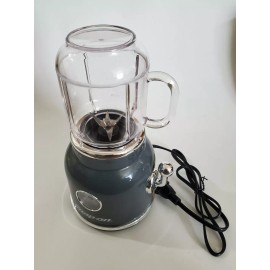 Snap-On Tools GRAY RETRO Smoothie Maker SSX21P137 W/Bottle & Straw NEW!!!!!!!!!!