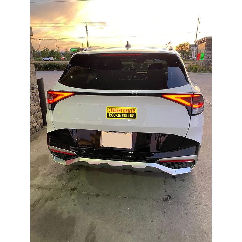 Non-Magnetic Student Driver Stickers - Removable Student Driver Stickers, Safe