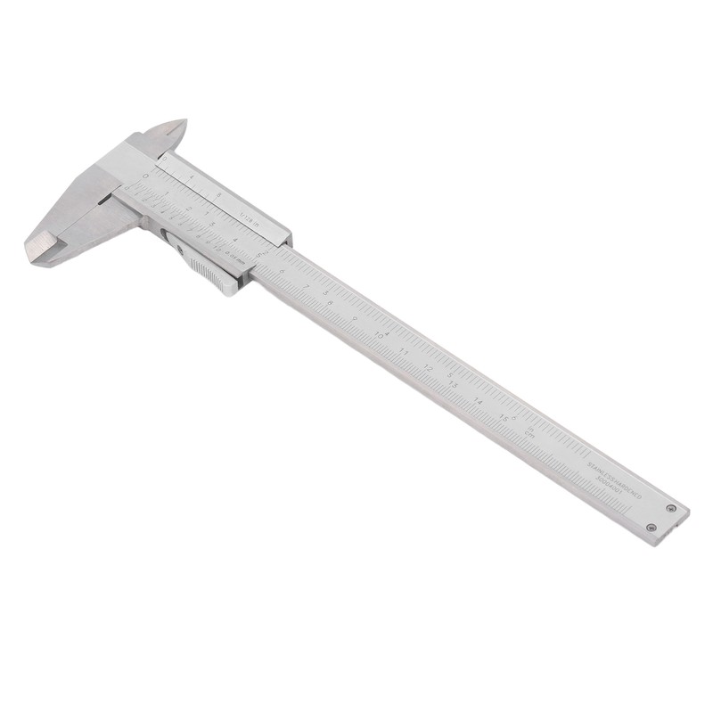 Vernier Caliper 0‑150mm 0‑6in Range 0.05mm 1/128in Resolution Stainless Steel