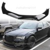 For Chrysler 300 2015-22 Gloss Black Front Bumper Lip Spoiler