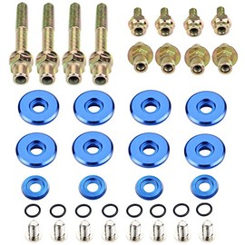 Dewhel B-SERIES B16 B17 B18 VTEC LOW-PROFILE SLIM VALVE COVER HARDWARE WASHER BOLT Color Blue